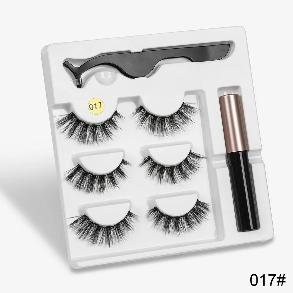 Sexy Sheep Mixed Designs Faux Mink Magnetic Eyelashes Kit Set (3 Pairs) - Image 16