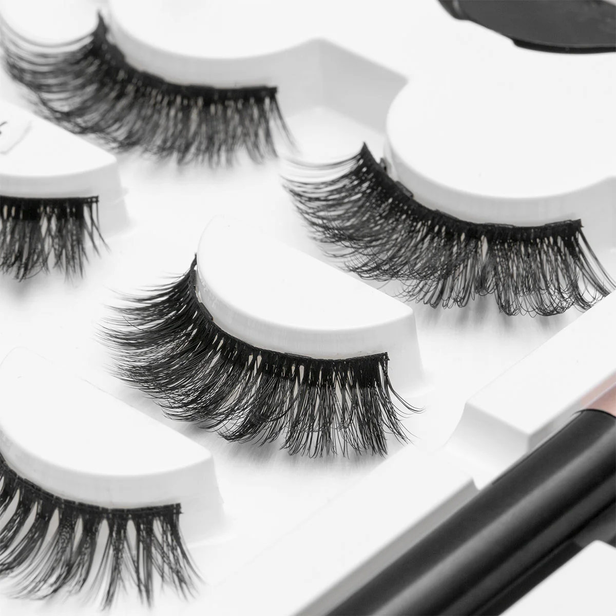 Sexy Sheep Mixed Designs Faux Mink Magnetic Eyelashes Kit Set (3 Pairs) - Image 2