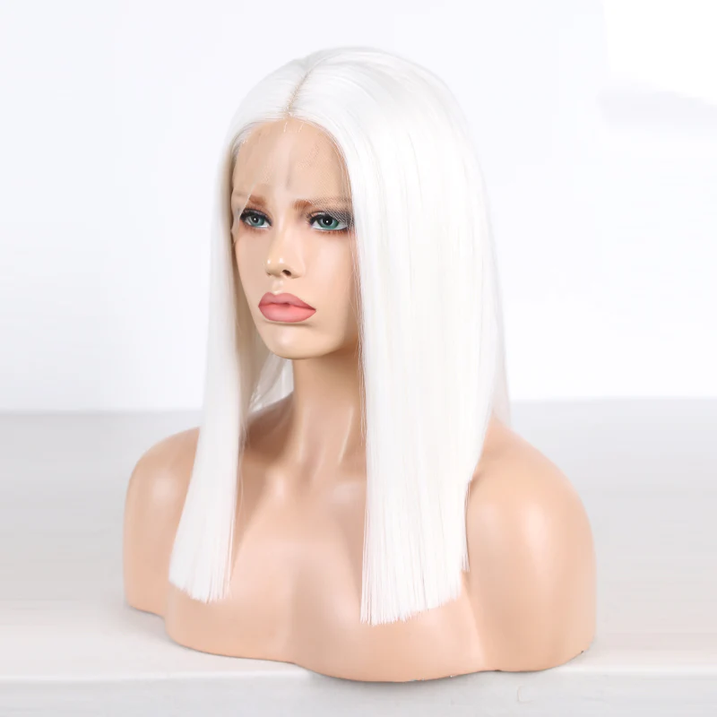 Shades of  White T Lace Front Wig - Image 4