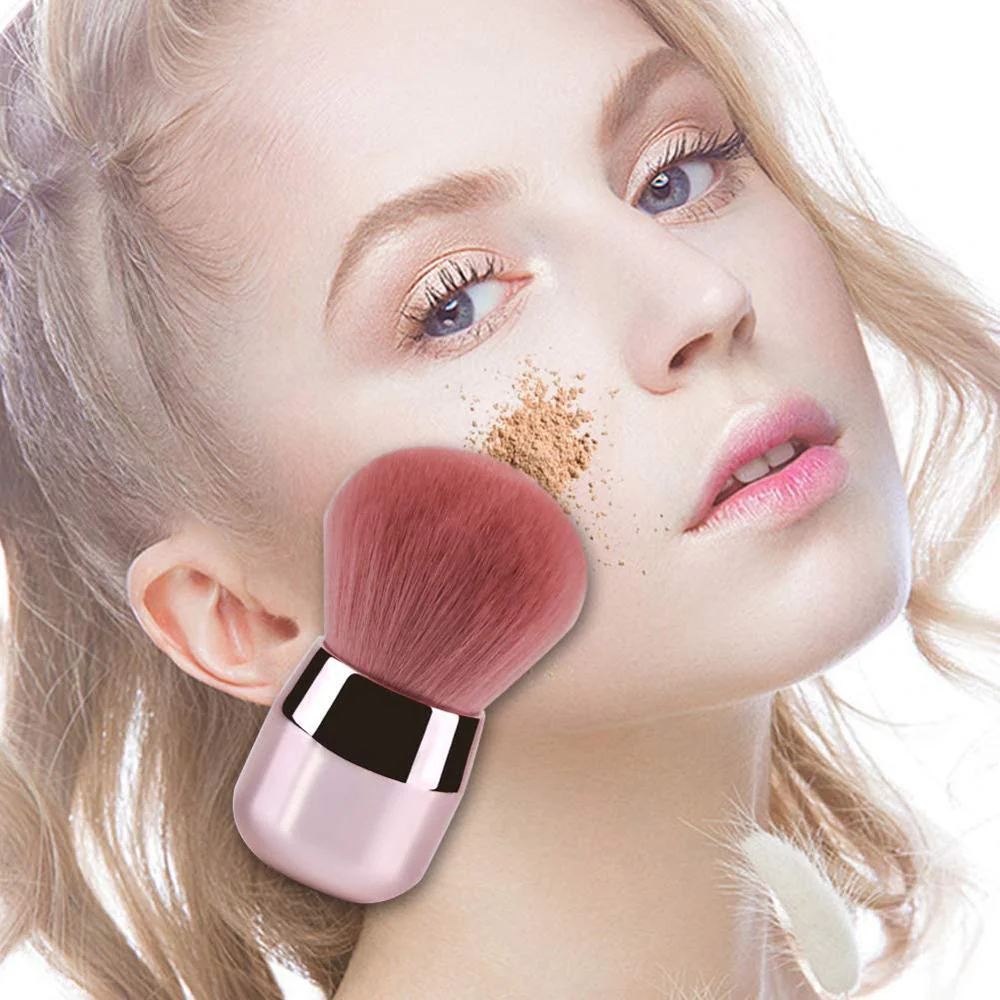 Colorful Kabuki Makeup Brush - Image 2