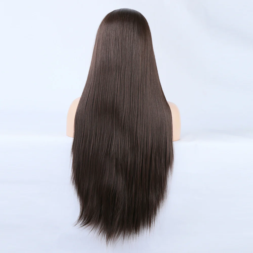 Smooth Petals Long Hair Front Lace Wig - Image 4