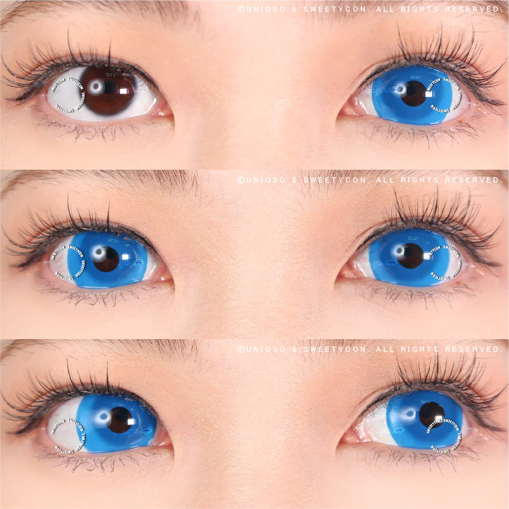 Sweety Mini Sclera UV Glow Blue (1 lens/pack) - Image 2