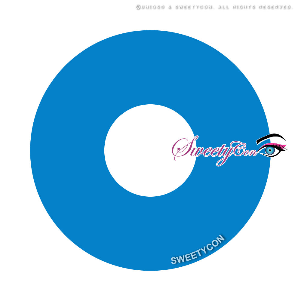 Sweety Mini Sclera UV Glow Blue (1 lens/pack) - Image 6