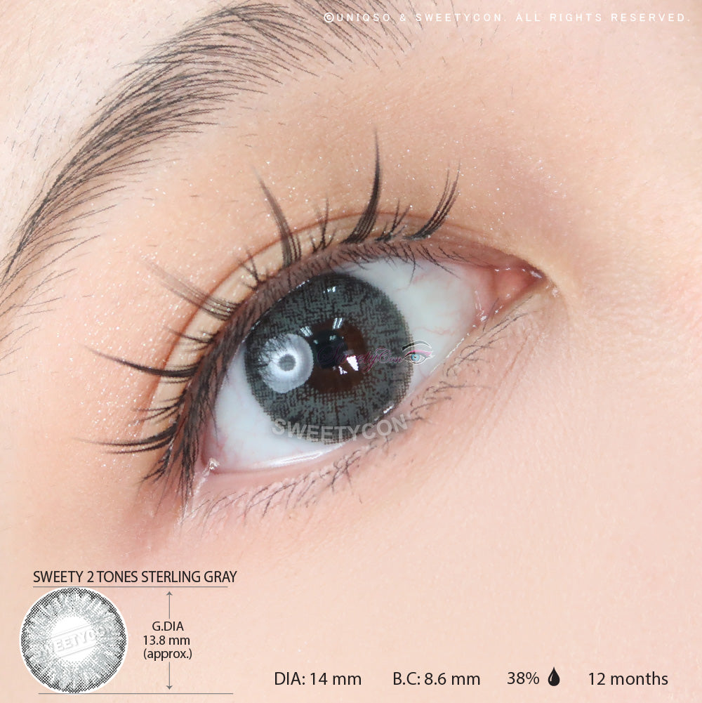 Sweety 3 Tones Sterling Gray (1 lens/pack) - Image 3