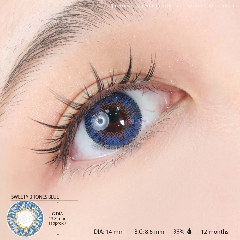 Sweety 3 Tones Blue (1 lens/pack) - Image 3