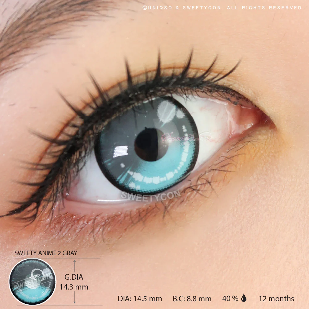 Sweety Anime 2 Gray Blue (1 lens/pack) - Image 6