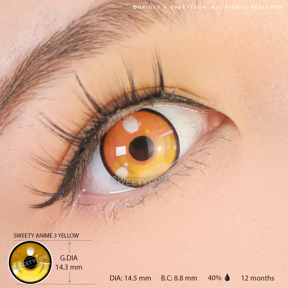 Sweety Anime 3 Yellow (1 lens/pack) - Image 3