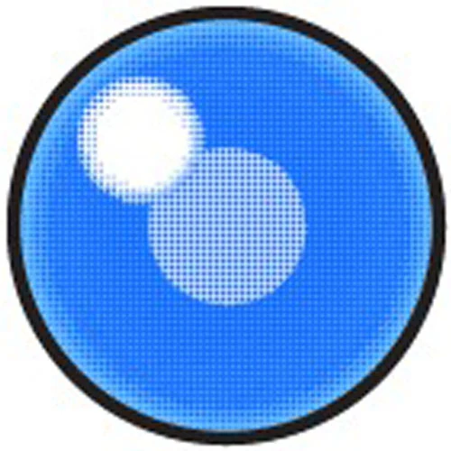 Sweety Anime Cloud Rim Blue (1 lens/pack) - Image 3
