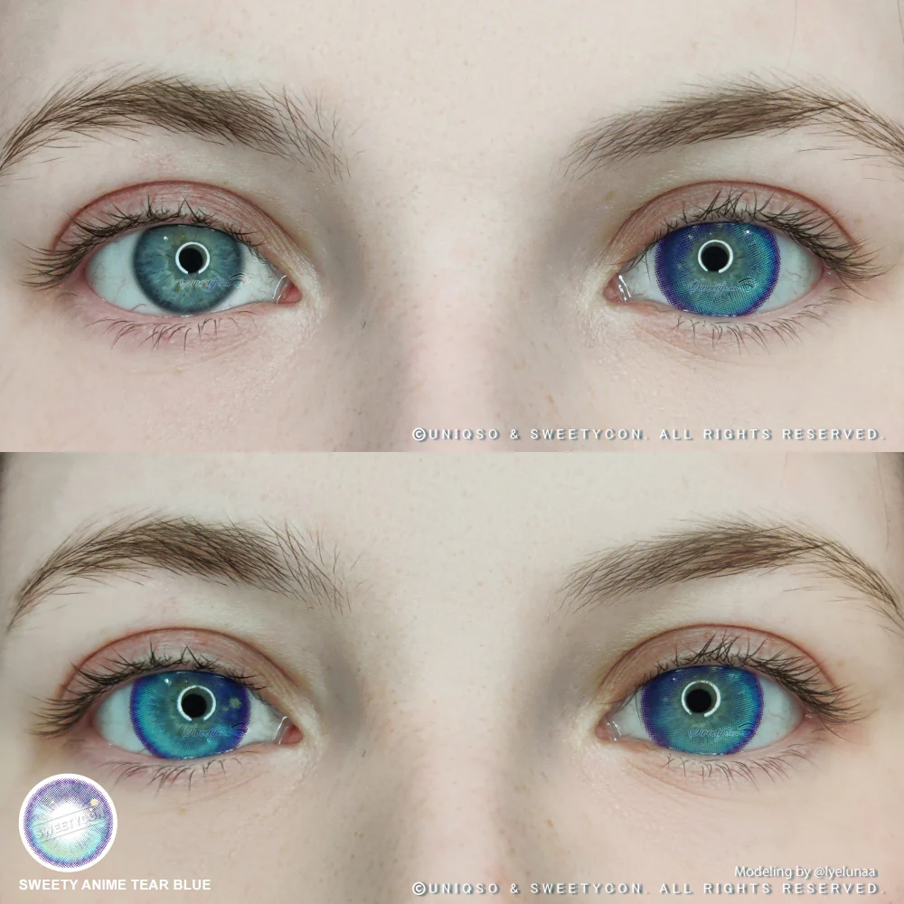 Sweety Anime Tear Blue (1 lens/pack) - Image 2