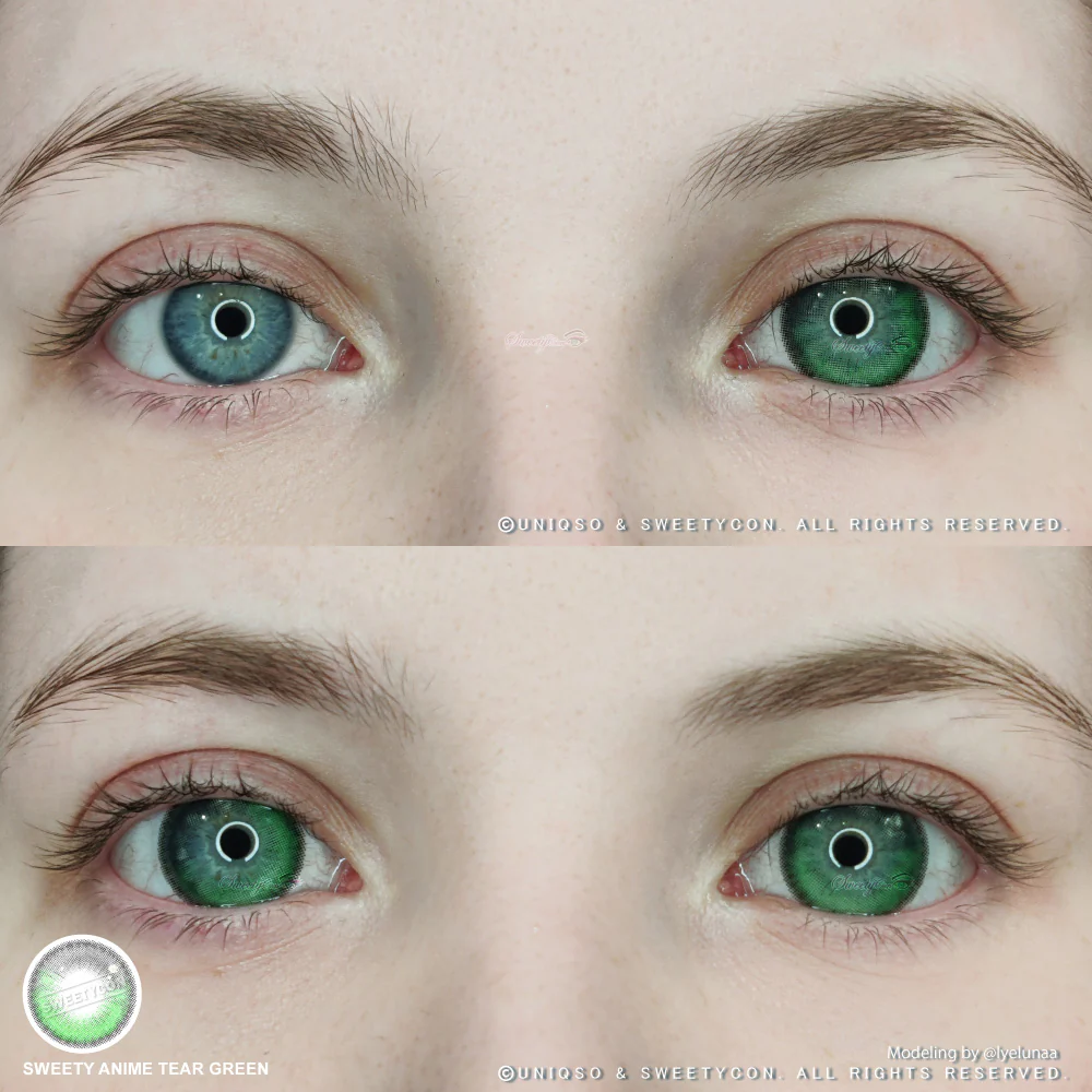 Sweety Anime Tear Green (1 lens/pack) - Image 2