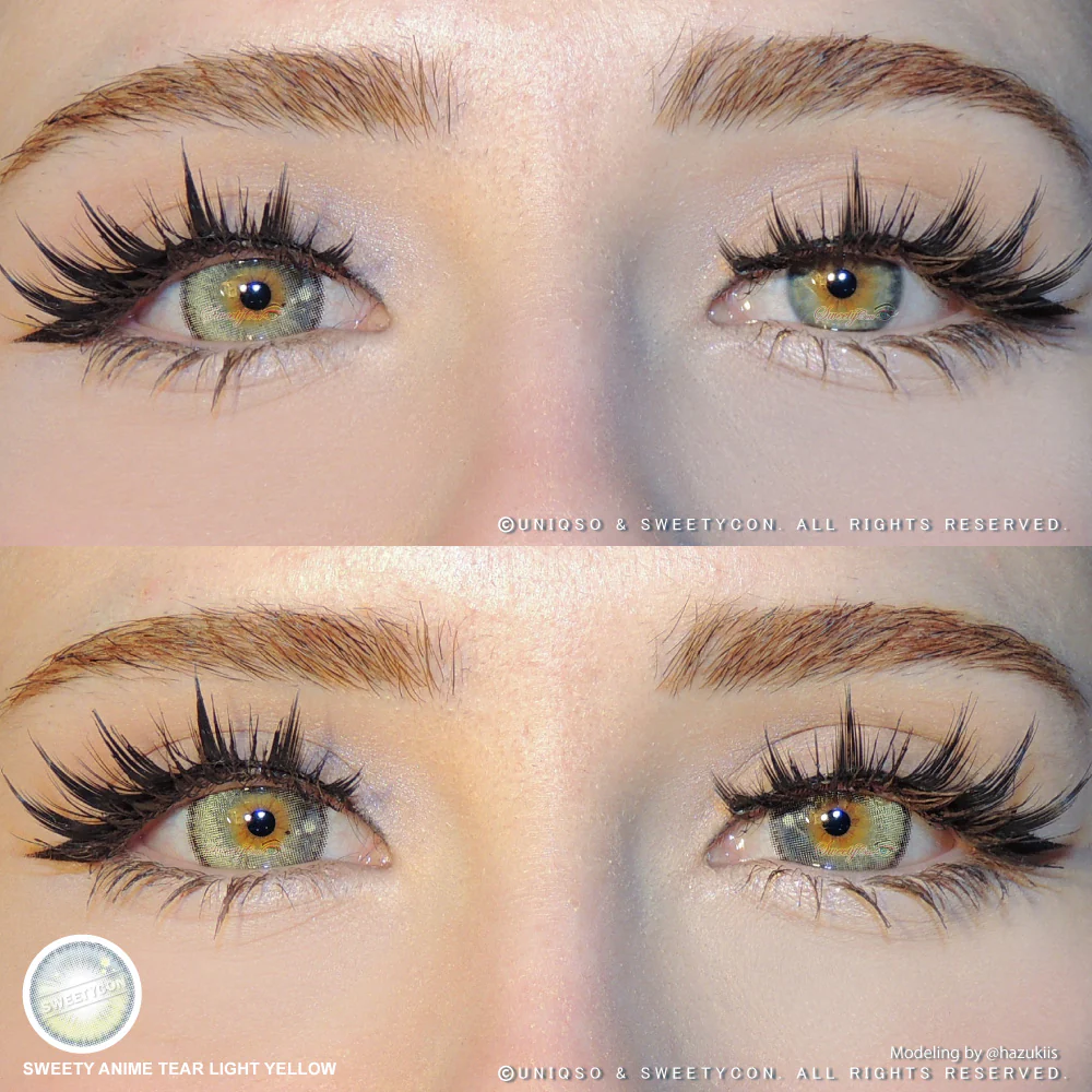 Sweety Anime Tear Light Yellow (1 lens/pack) - Image 3