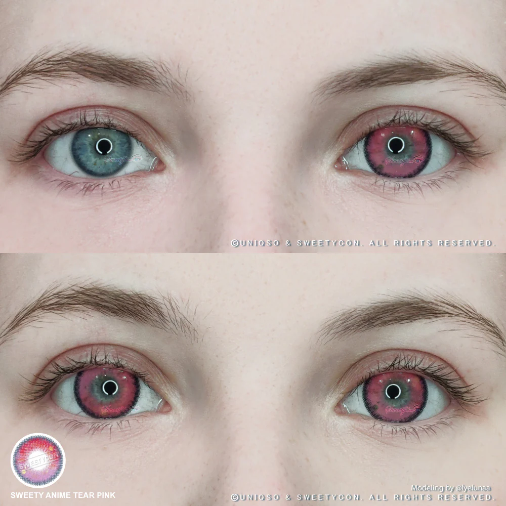 Sweety Anime Tear Pink (1 lens/pack) - Image 2