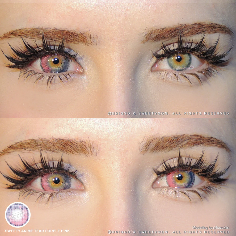 Sweety Anime Tear Purple Pink (1 lens/pack) - Image 2