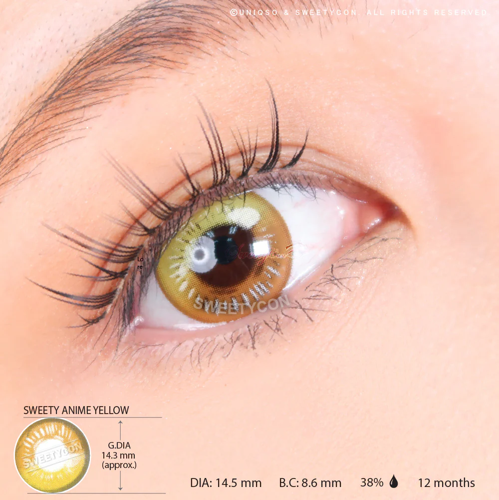 Sweety Anime Yellow (1 lens/pack) - Image 3