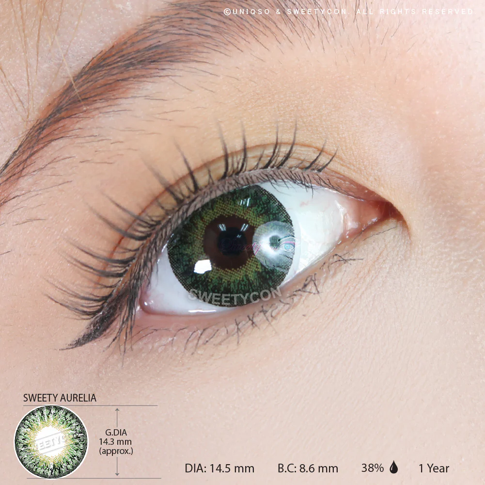 Sweety Aurelia Green (1 lens/pack) - Image 3