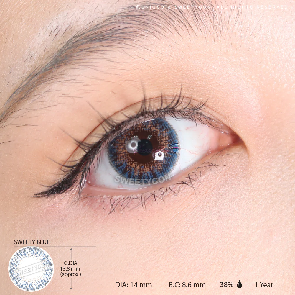 Sweety 3 Tones Blue Hazel (1 lens/pack) - Image 3
