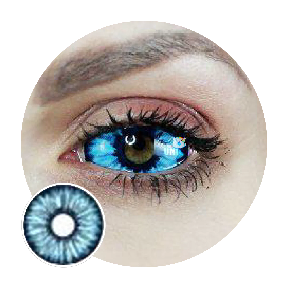Sweety Blue Sclera Contacts - Blue Elf (1 lens/pack)