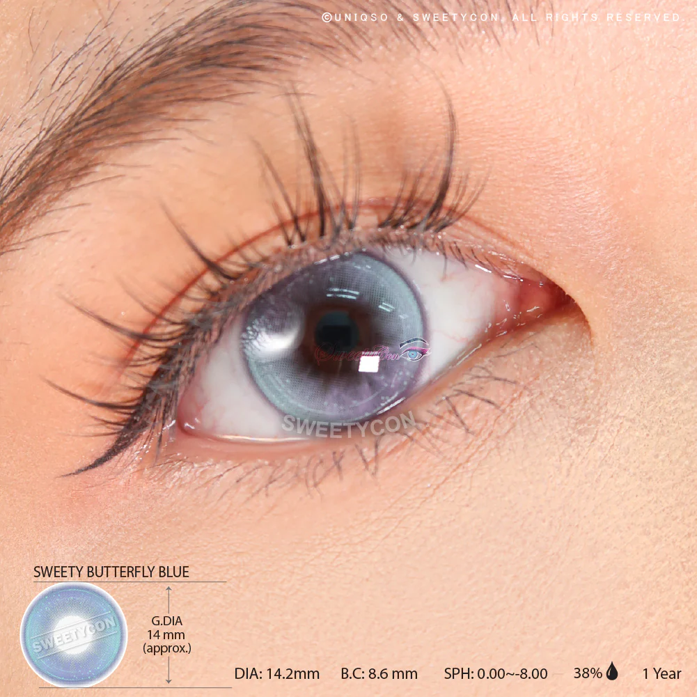 Sweety Butterfly Blue (1 lens/pack) - Image 3