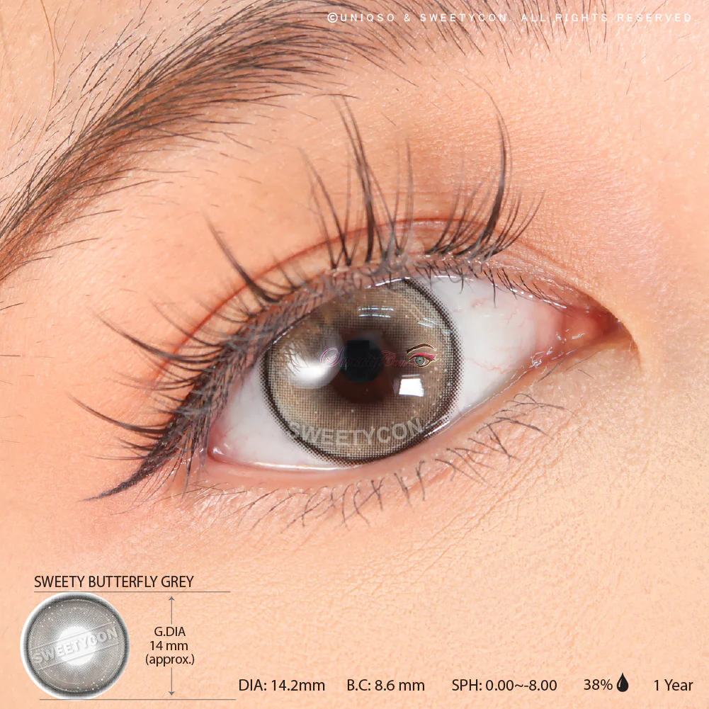 Sweety Butterfly Grey (1 lens/pack) - Image 3