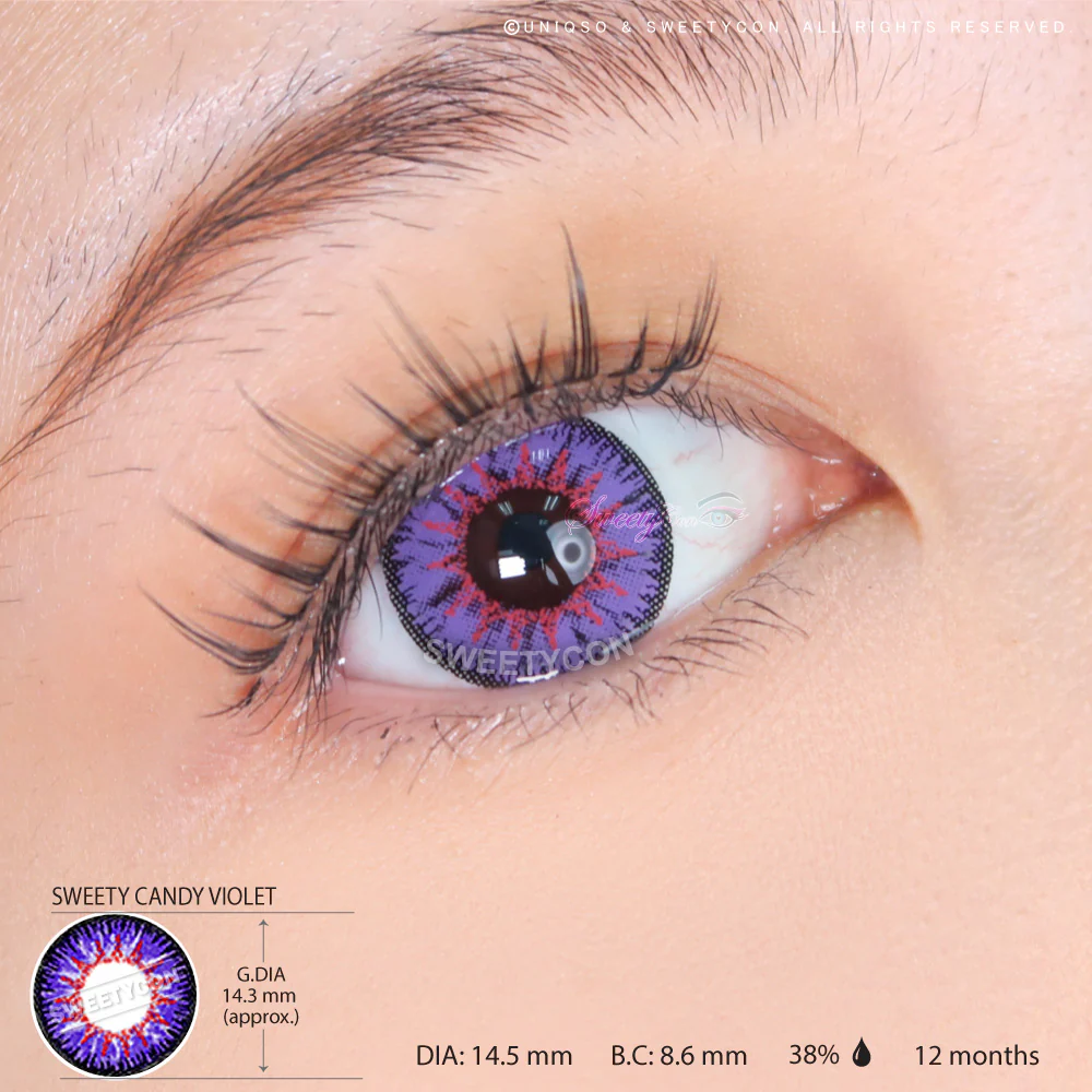 Sweety Candy Violet (1 lens/pack) - Image 3
