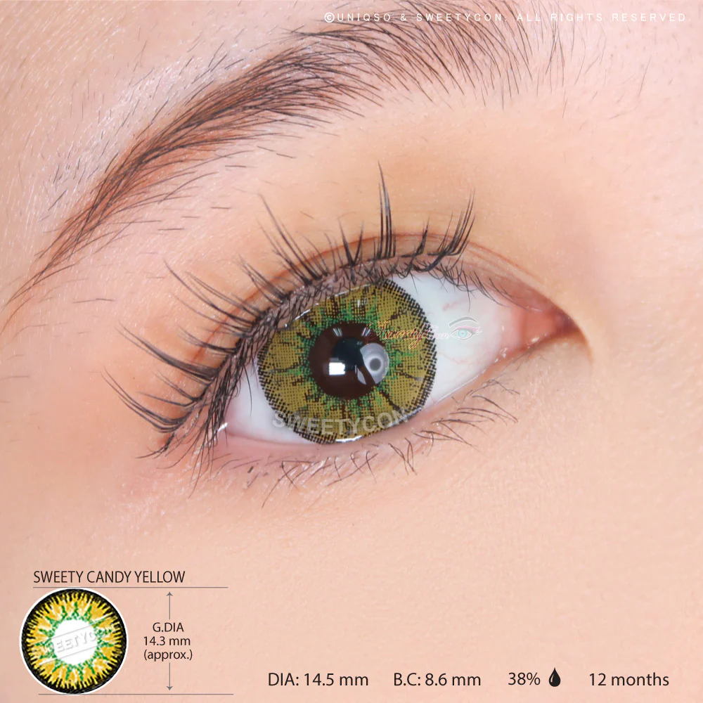 Sweety Candy Yellow (1 lens/pack) - Image 3