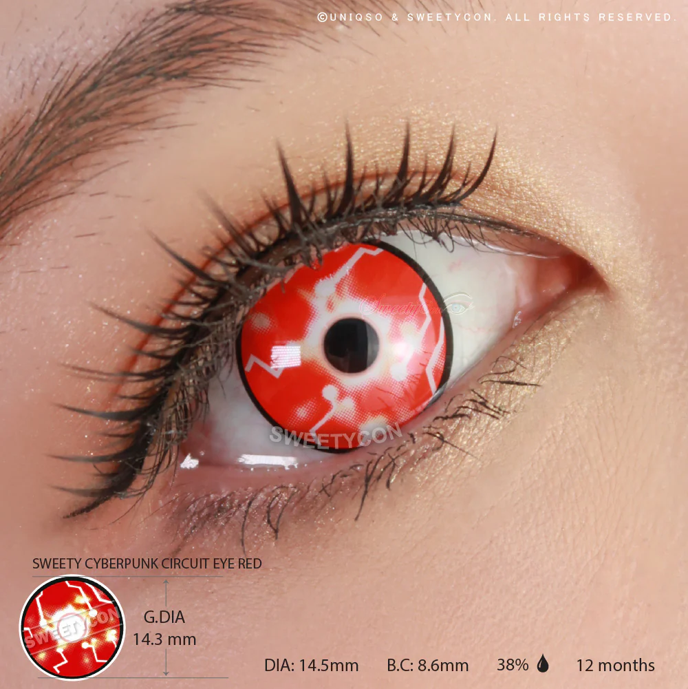 Sweety Circuit Eye Red (1 lens/pack) - Image 2