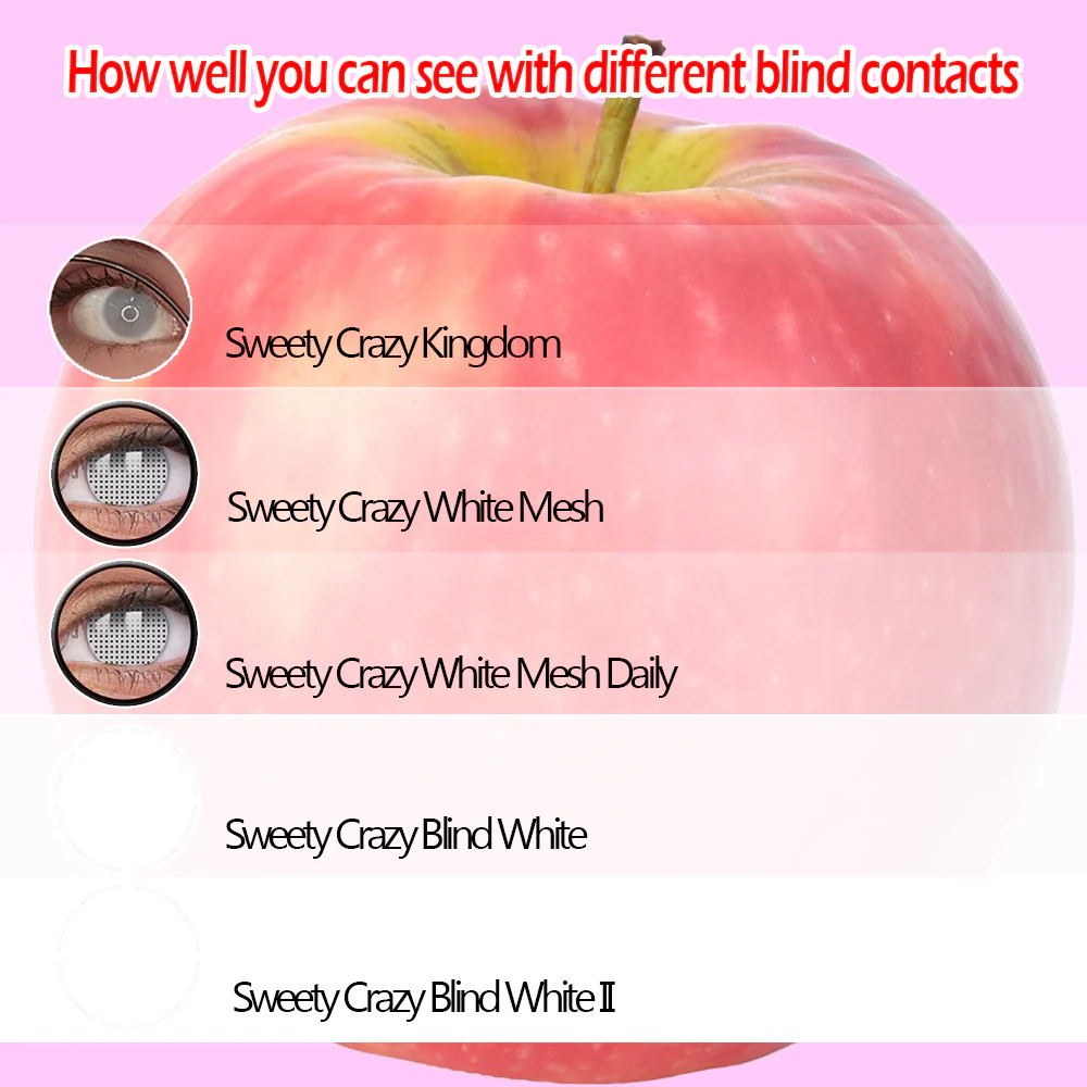 Sweety Crazy Blind White - Version I (1 lens/pack) - Image 3