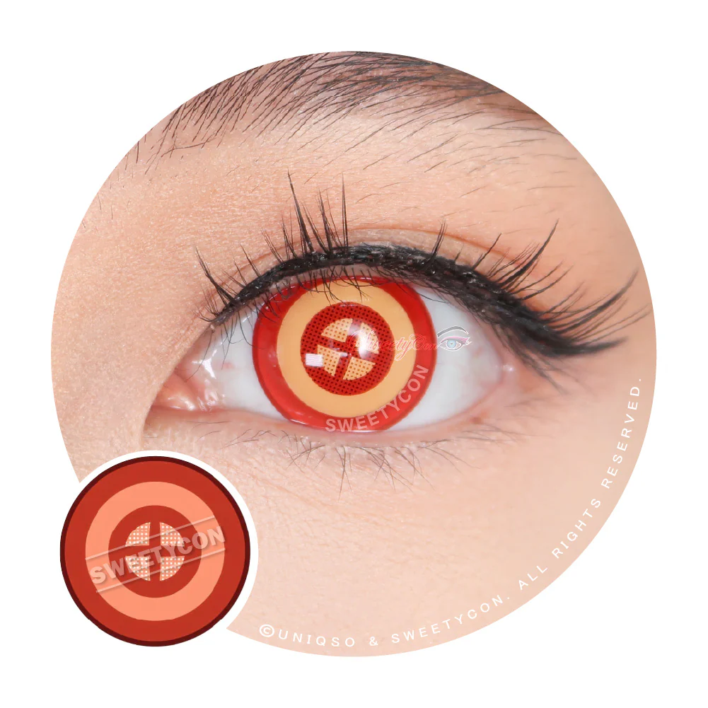 Sweety Crazy Red Target (1 lens/pack)