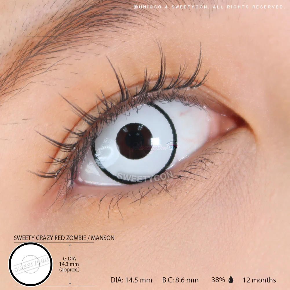 Sweety Crazy Corunus / White Zombie / Manson II (1 lens/pack) - Image 3
