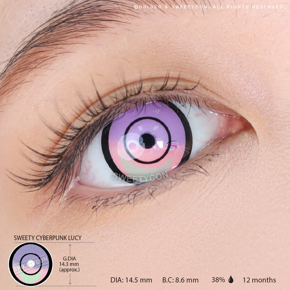 Sweety Crazy Cyber Violet  (1 lens/pack) - Image 3