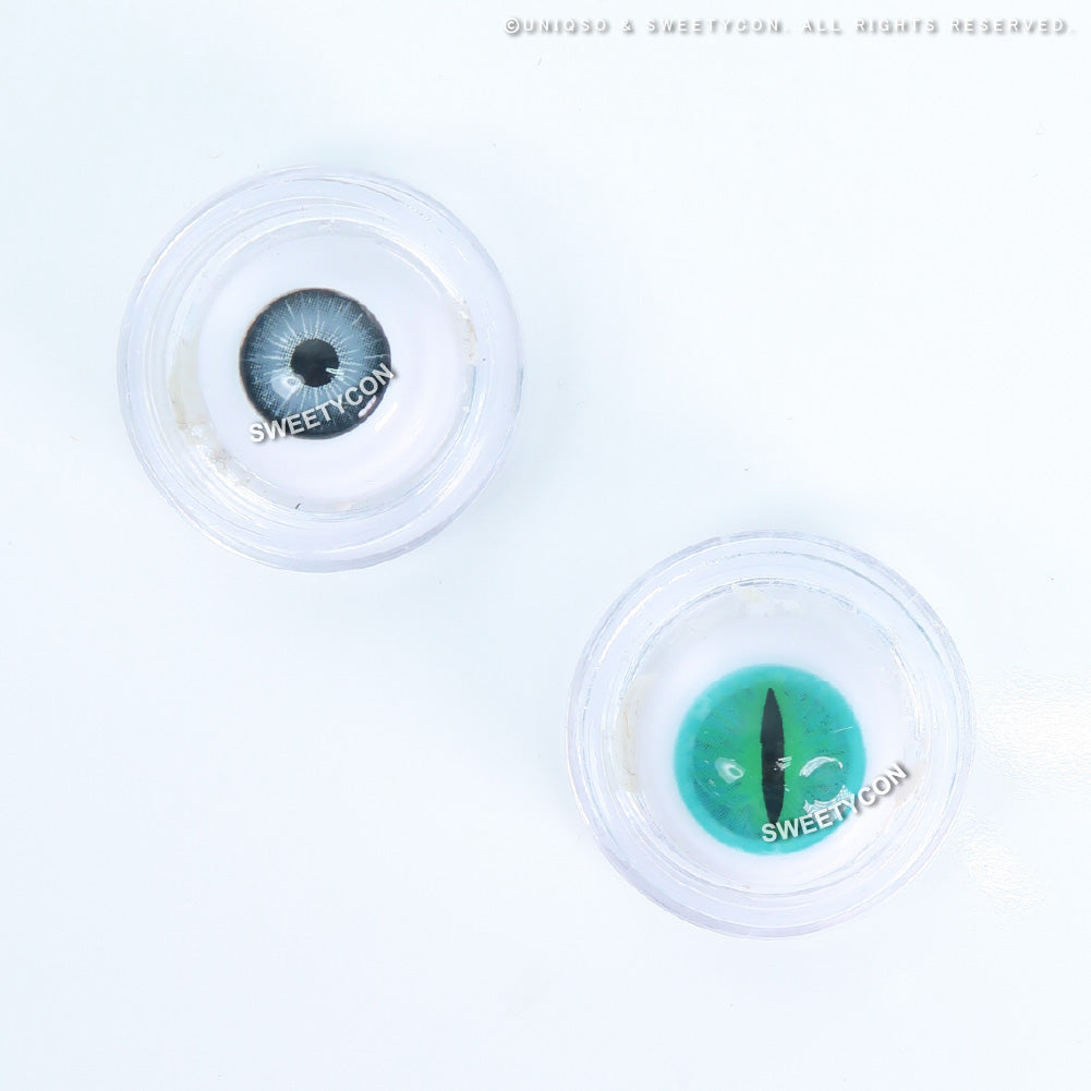 Sweety Crazy Green Demon Eye / Cat Eye (New) (1 lens/pack) - Image 4