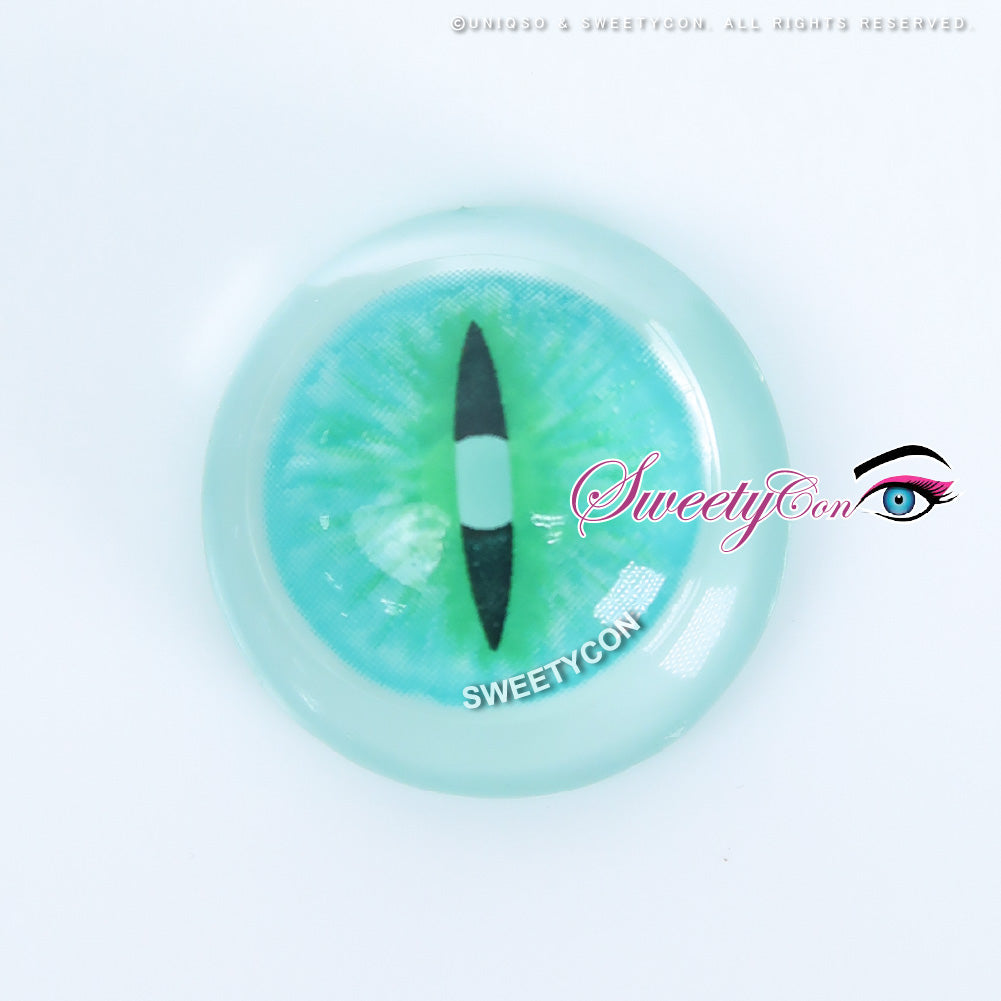 Sweety Crazy Green Demon Eye / Cat Eye (New) (1 lens/pack) - Image 5