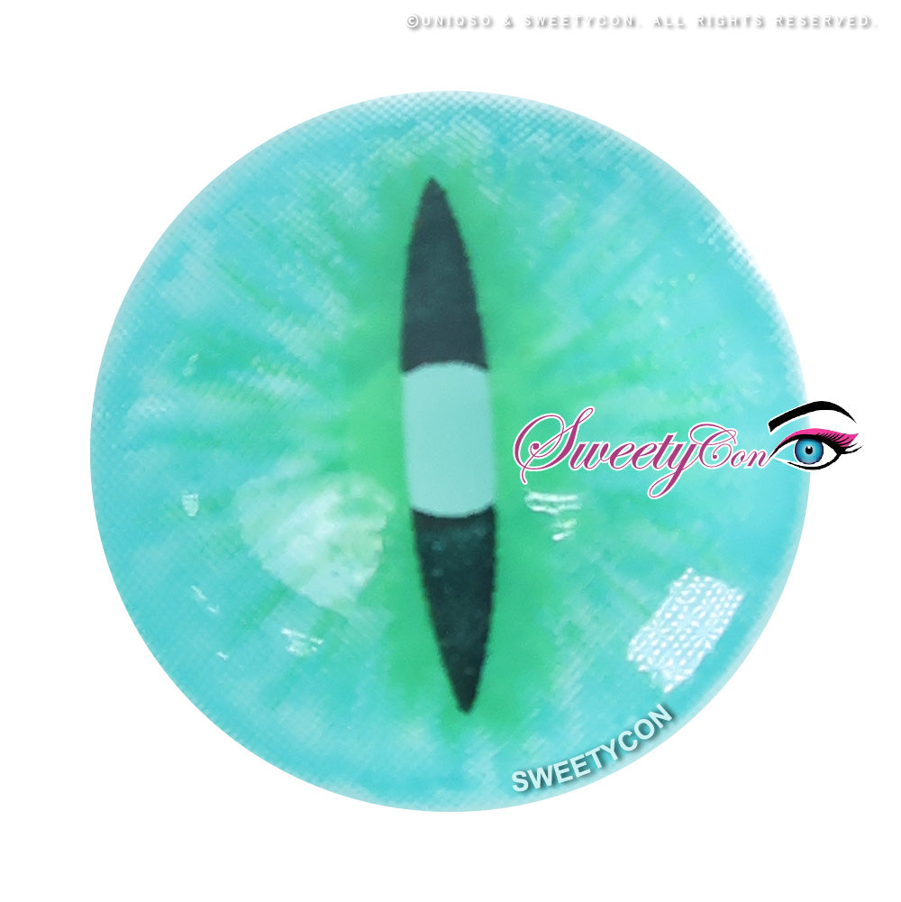 Sweety Crazy Green Demon Eye / Cat Eye (New) (1 lens/pack) - Image 6