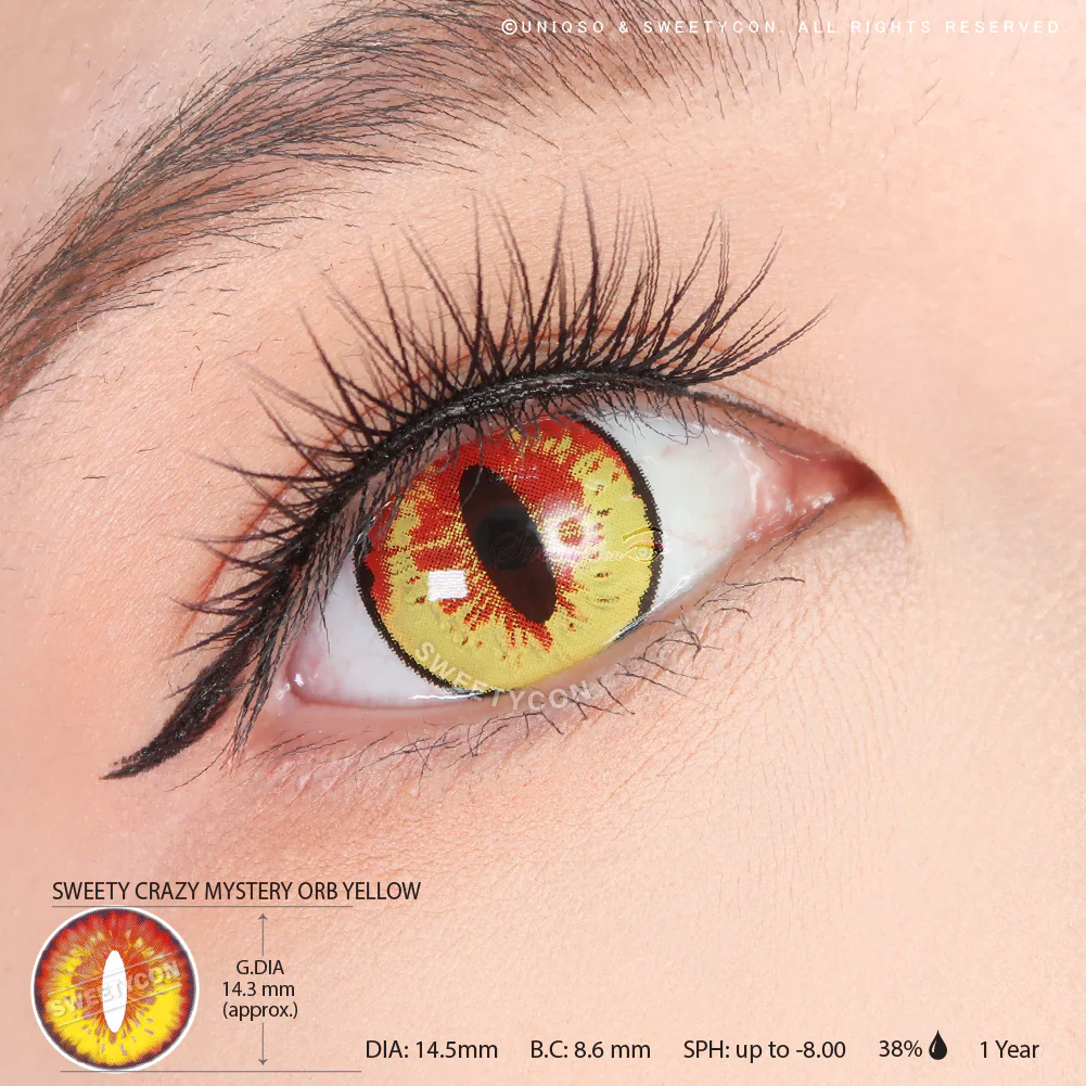 Sweety Crazy Mystery Orb Yellow (1 lens/pack) - Image 3
