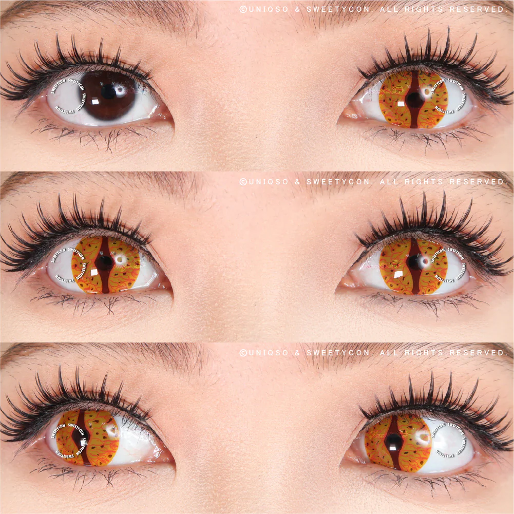 Sweety Crazy Orange Dragon Eyes (1 lens/pack) - Image 2