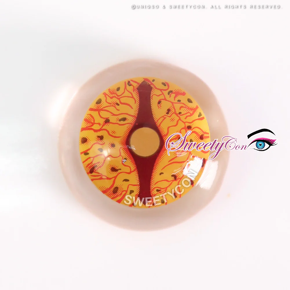 Sweety Crazy Orange Dragon Eyes (1 lens/pack) - Image 5