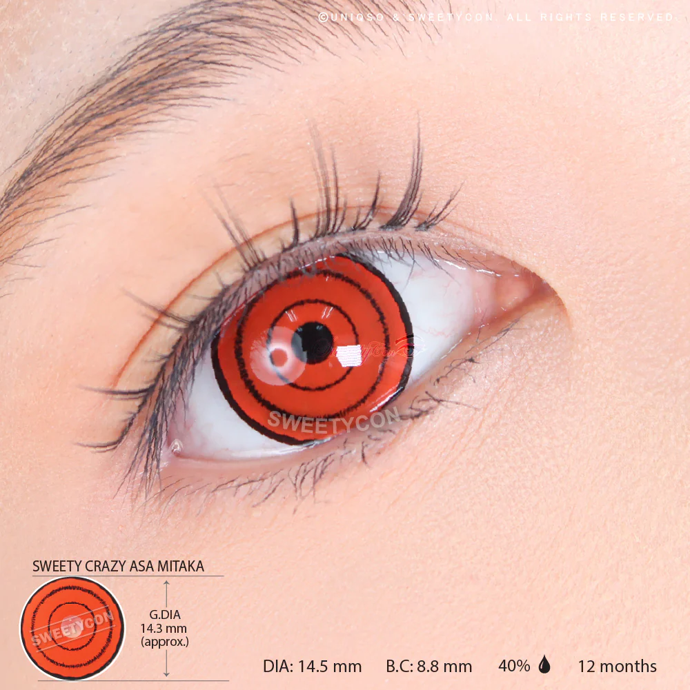 Sweety Crazy Orange Rings (1 lens/pack) - Image 3