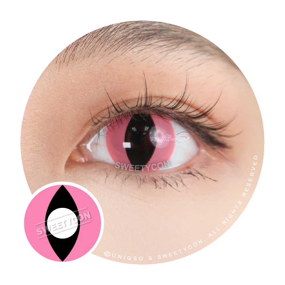 Sweety Crazy Pink Cat (1 lens/pack)