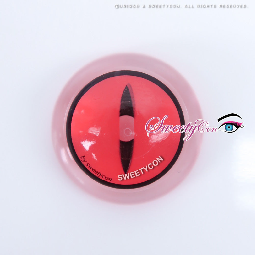 Sweety Crazy Pink Demon Eye / Cat Eye (1 lens/pack) - Image 5