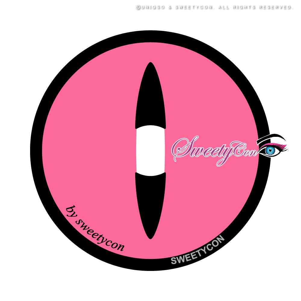 Sweety Crazy Pink Demon Eye / Cat Eye (1 lens/pack) - Image 6