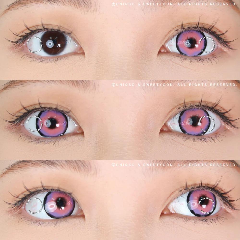 Sweety Crazy Platonic Violet Pink (1 lens/pack) - Image 2