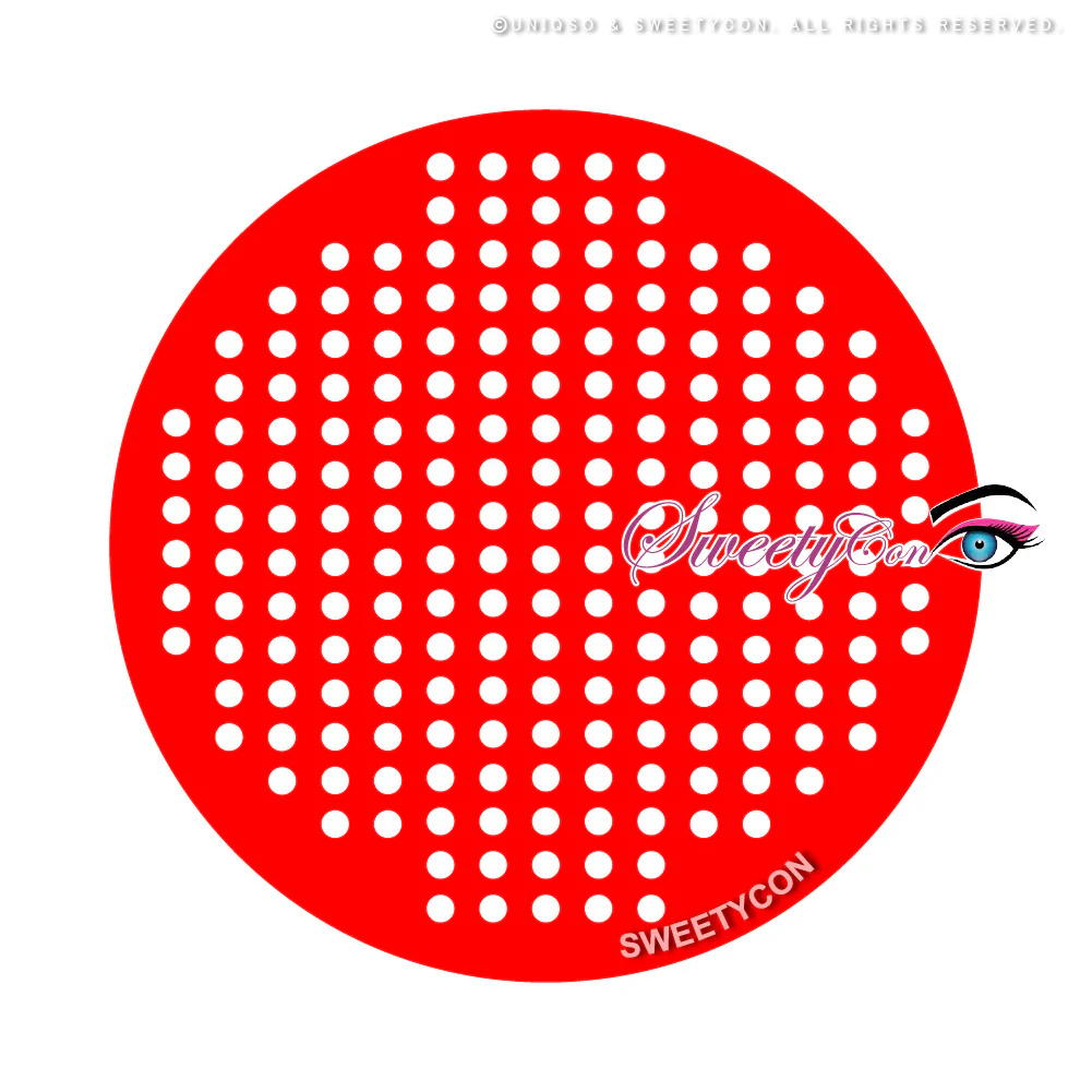 Sweety Crazy Red Screen/ Mesh (1 lens/pack) - Image 6