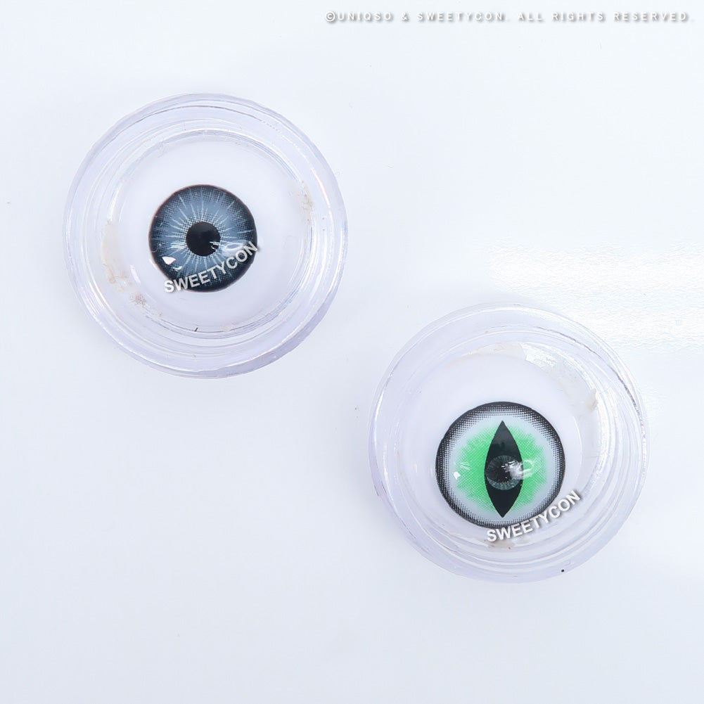 Sweety Crazy Sexy Cat Eye Green (1 lens/pack) - Image 4