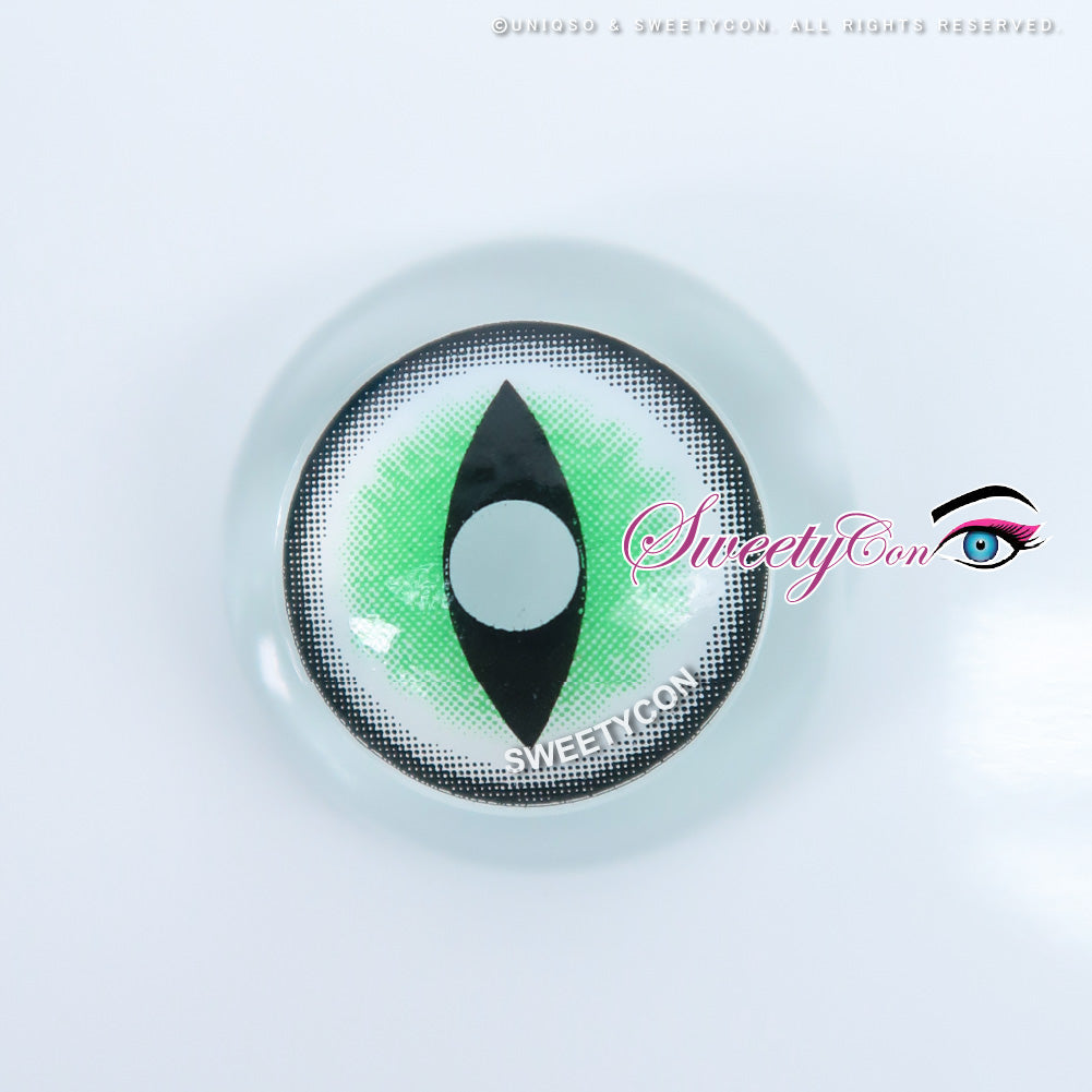 Sweety Crazy Sexy Cat Eye Green (1 lens/pack) - Image 5