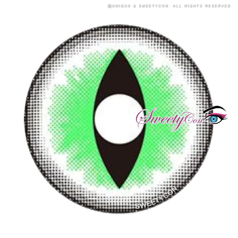 Sweety Crazy Sexy Cat Eye Green (1 lens/pack) - Image 6
