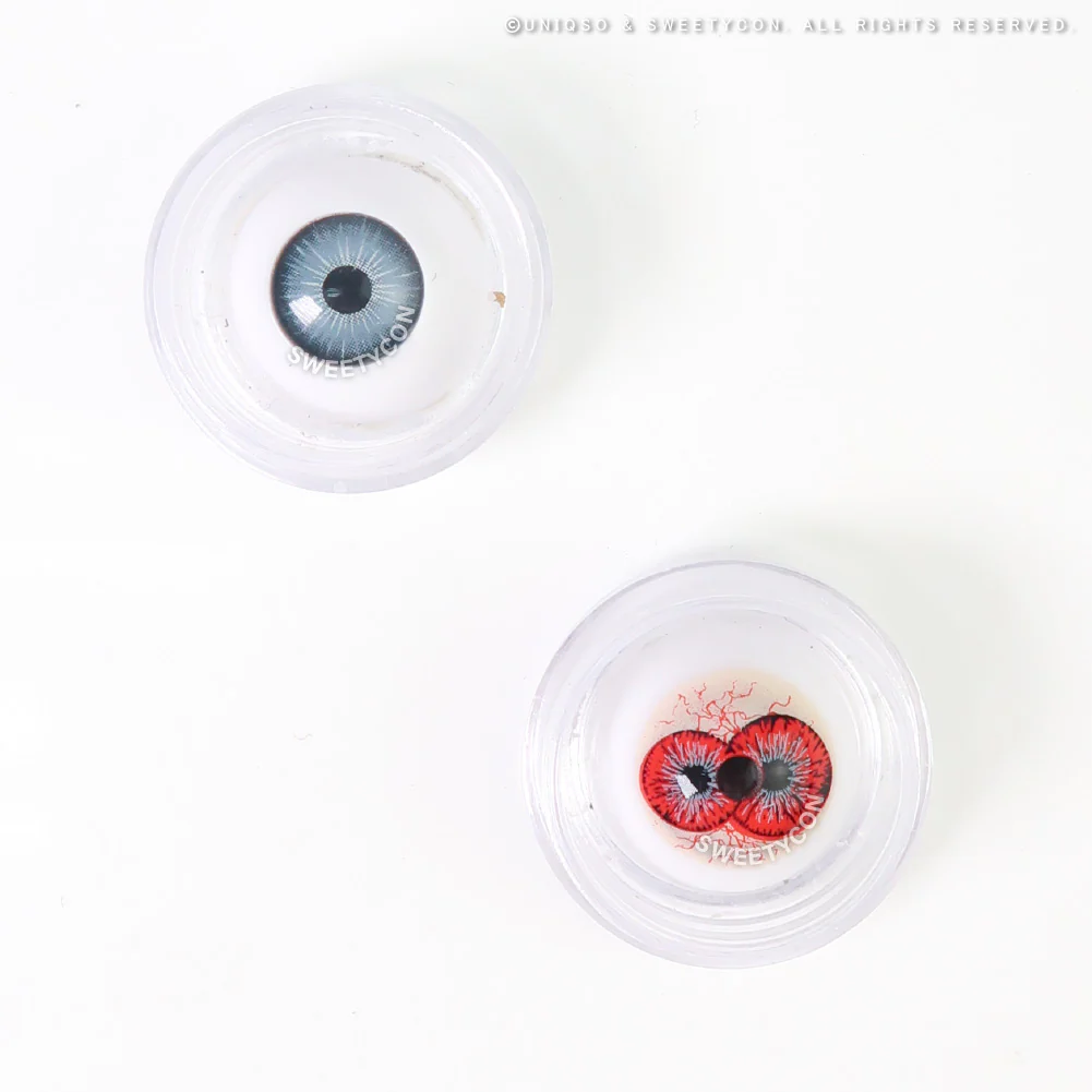 Sweety Crazy Twin Hex Red (1 lens/pack) - Image 4