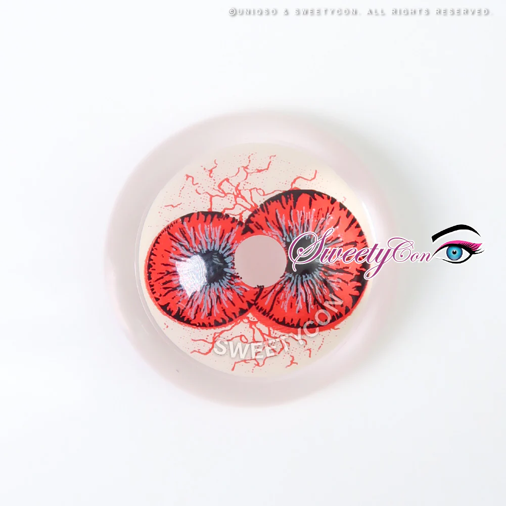 Sweety Crazy Twin Hex Red (1 lens/pack) - Image 5