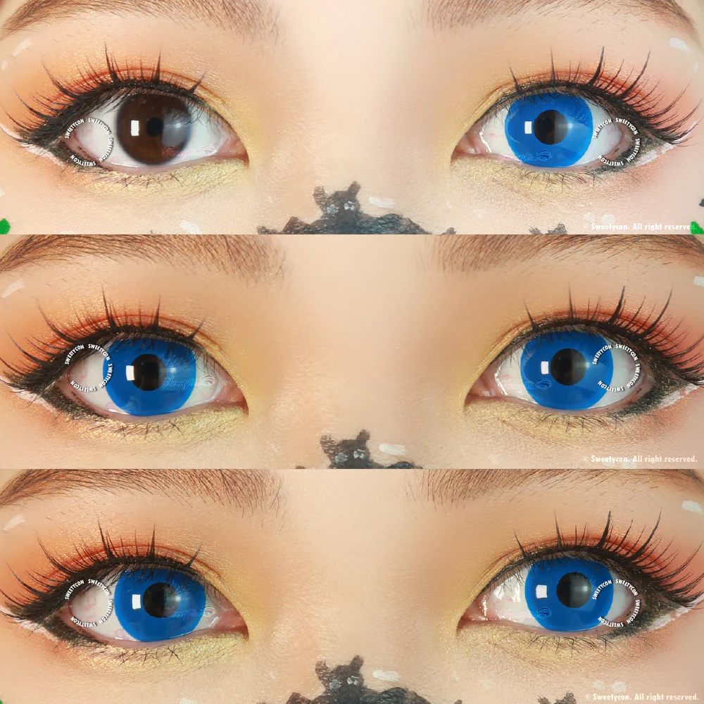 Sweety Crazy UV Glow Blue (1 lens/pack) - Image 2