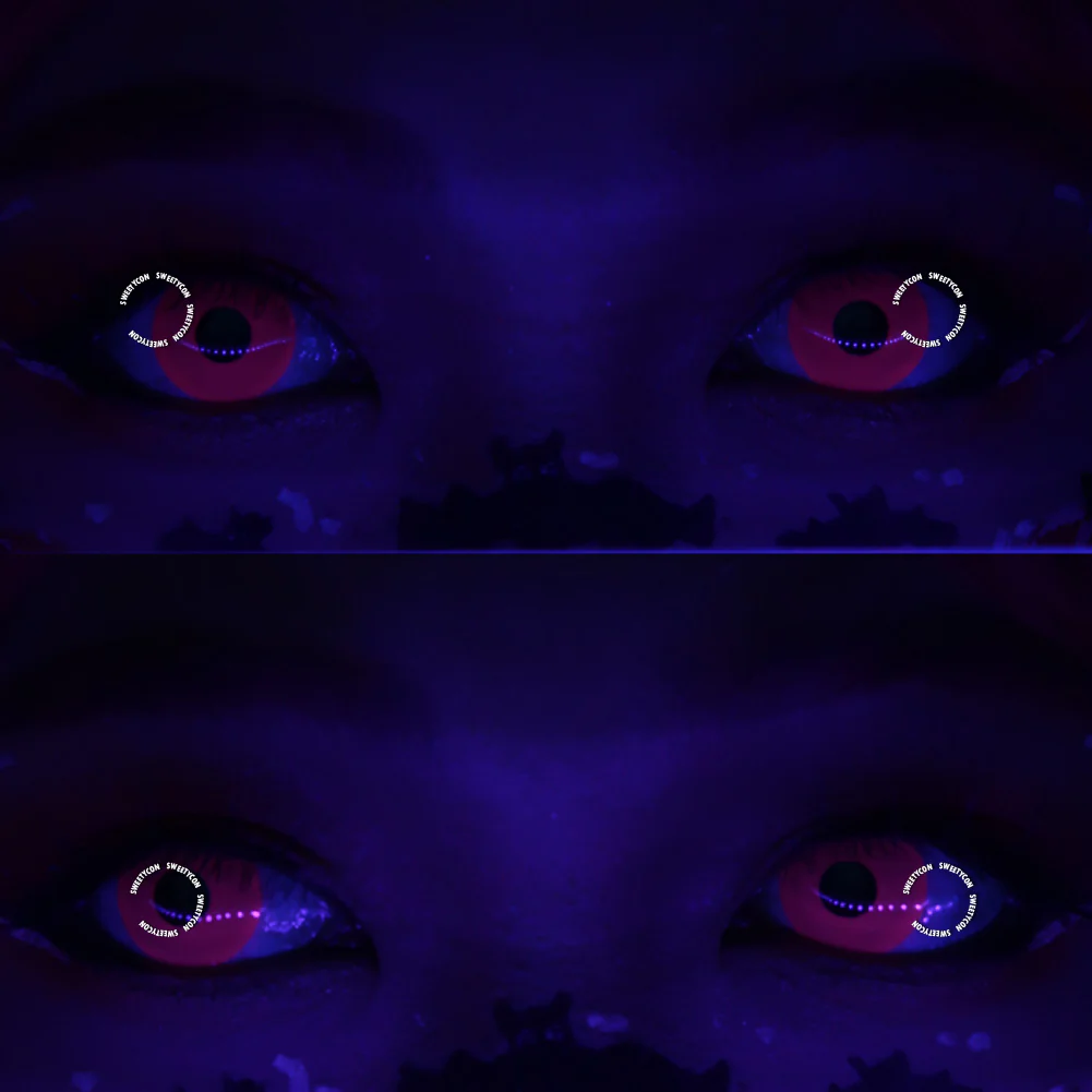 Sweety Crazy UV Glow Pink (1 lens/pack) - Image 3