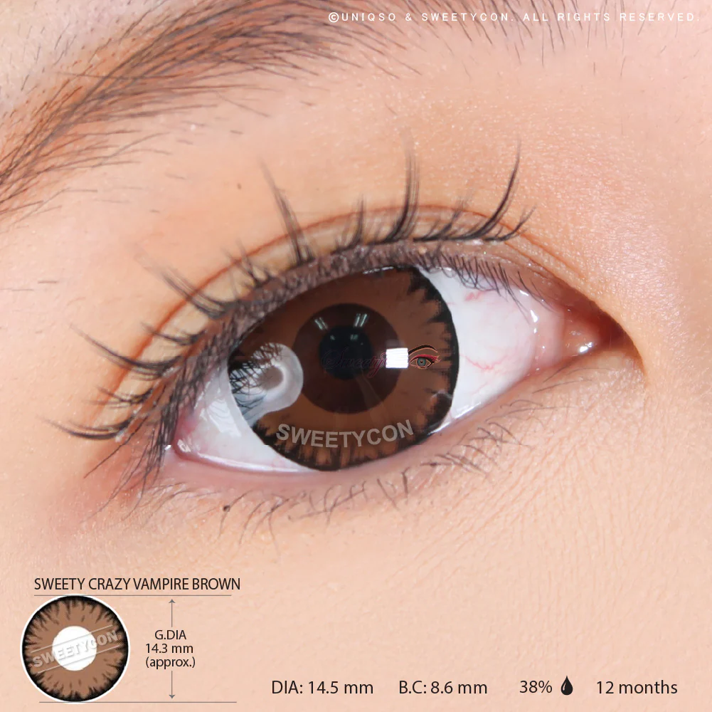 Sweety Crazy Vampire Brown (1 lens/pack) - Image 3